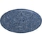 Ekena Millwork Baile Ceiling Medallion (Fits Canopies up to 6"), Hnd-Painted Americana Crackle, 31 1/4"OD x 2 1/4"P CM31BAAMC - alternate 3